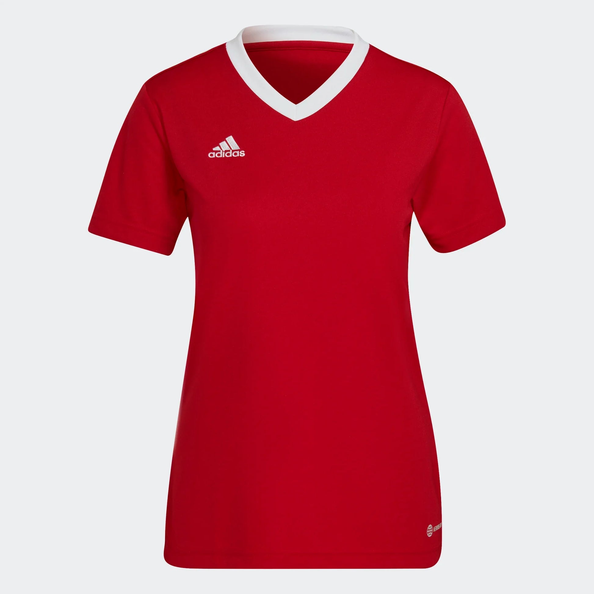 adidas Womens Entrada 22 Jersey - Red/White Jerseys   - Third Coast Soccer