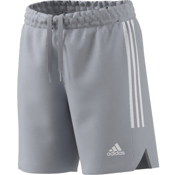 adidas Youth Condivo 22 Match Short - Grey/White apparel closeout - Third Coast Soccer