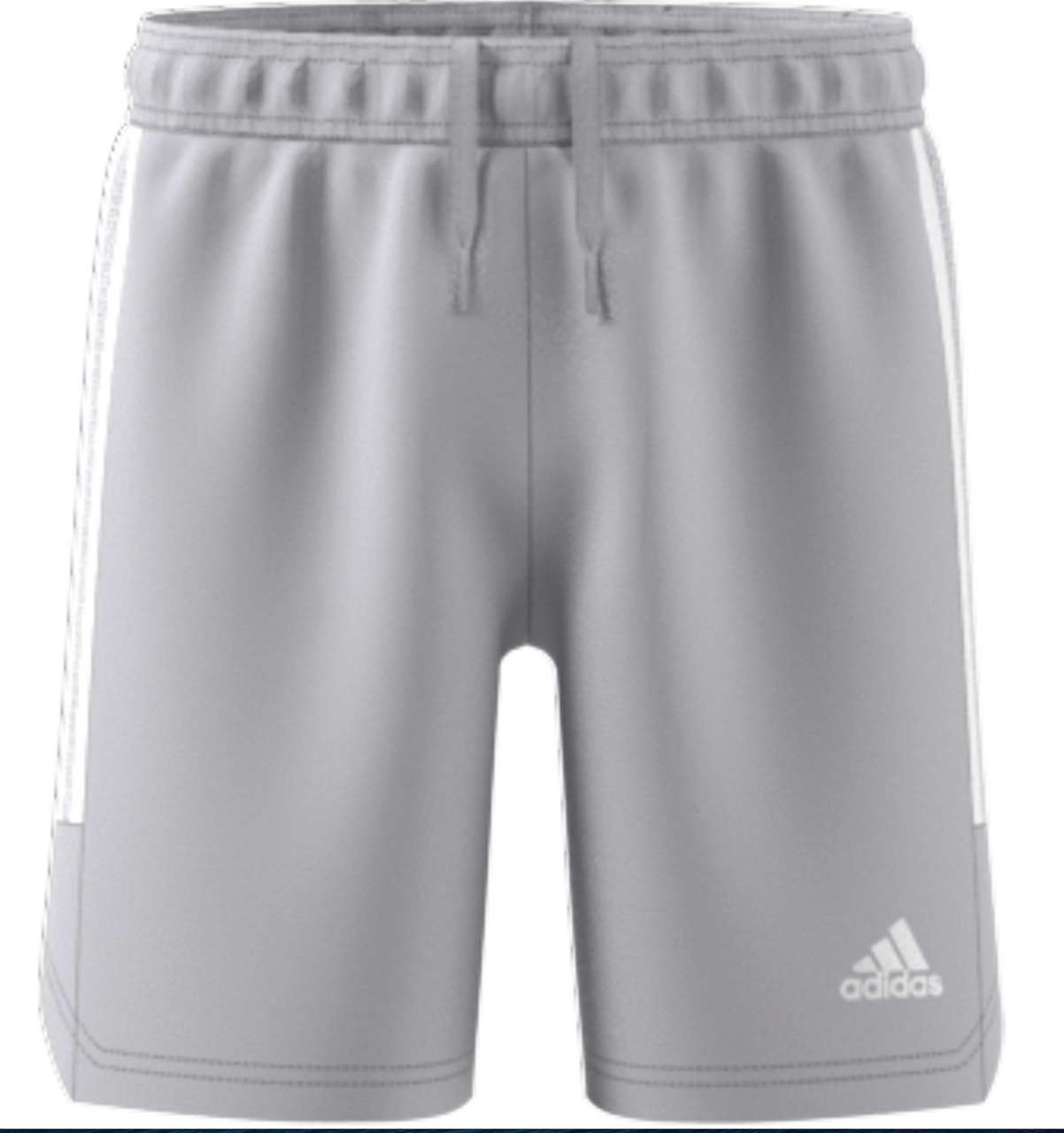 Adidas BRSC Youth Condivo 22 Short - Grey BRSC 2022-2024 Youth Small Team Light Grey/White - Third Coast Soccer