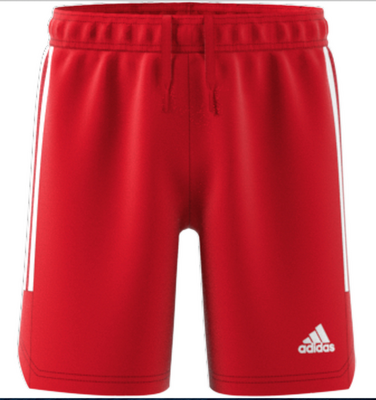 adidas BRSC Mens Condivo 22 Short - Red BRSC 2022-2024 Mens Small Red/White - Third Coast Soccer