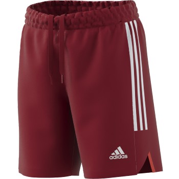 adidas Youth Condivo 22 Match Short - Red/White apparel closeout - Third Coast Soccer