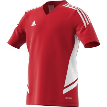 adidas Youth Condivo 22 Jersey - Red/White apparel closeout - Third Coast Soccer