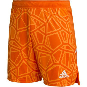 adidas Youth Condivo 22 Goalkeeper Short - Orange apparel closeout Orange Youth Small - Third Coast Soccer
