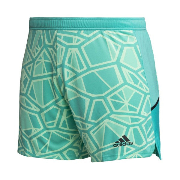 adidas Women's Condivo 22 Goalkeeper Short - Mint Rush apparel closeout Mint Rush Womens XSmall - Third Coast Soccer
