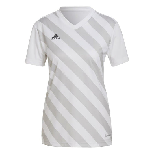 adidas Women's Entrada 22 Graphic Jersey - White/Grey Jerseys - Third Coast Soccer