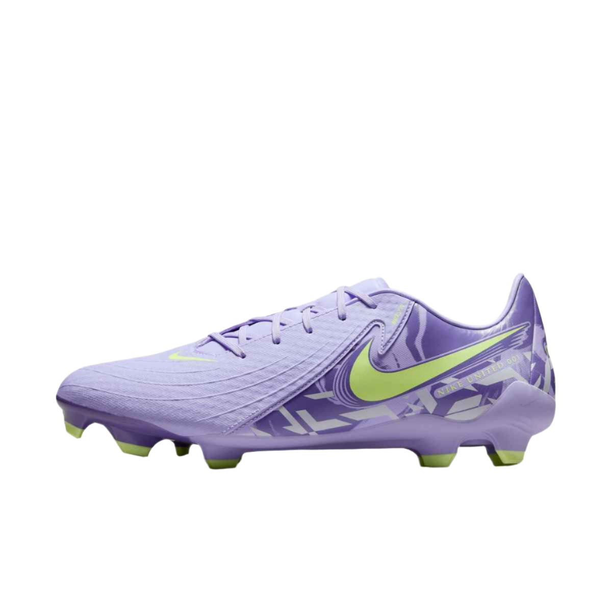 Nike United Phantom GX 2 Academy MG/FG - Purple/Volt Men's Footwear - Third Coast Soccer