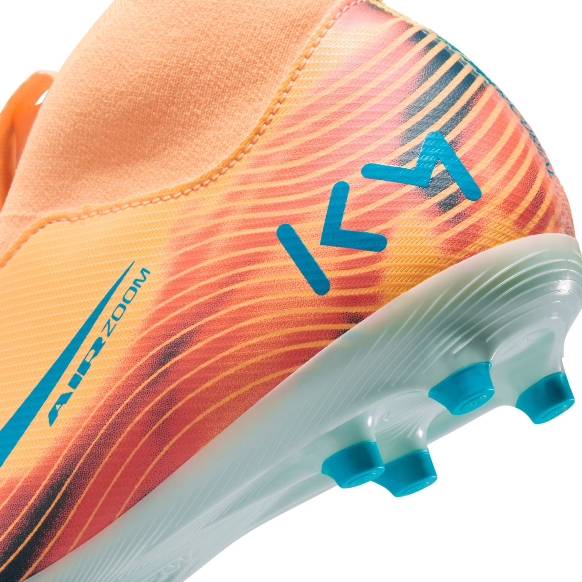 Nike Youth Mercurial Superfly 10 Academy Mbappe FG - Melon/Turquoise Youth Footwear - Third Coast Soccer