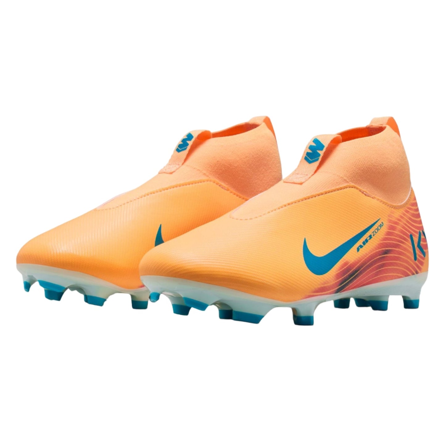 Nike Youth Mercurial Superfly 10 Academy Mbappe FG - Melon/Turquoise Youth Footwear - Third Coast Soccer