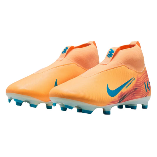 Nike Youth Mercurial Superfly 10 Academy Mbappe FG - Melon/Turquoise Youth Footwear - Third Coast Soccer