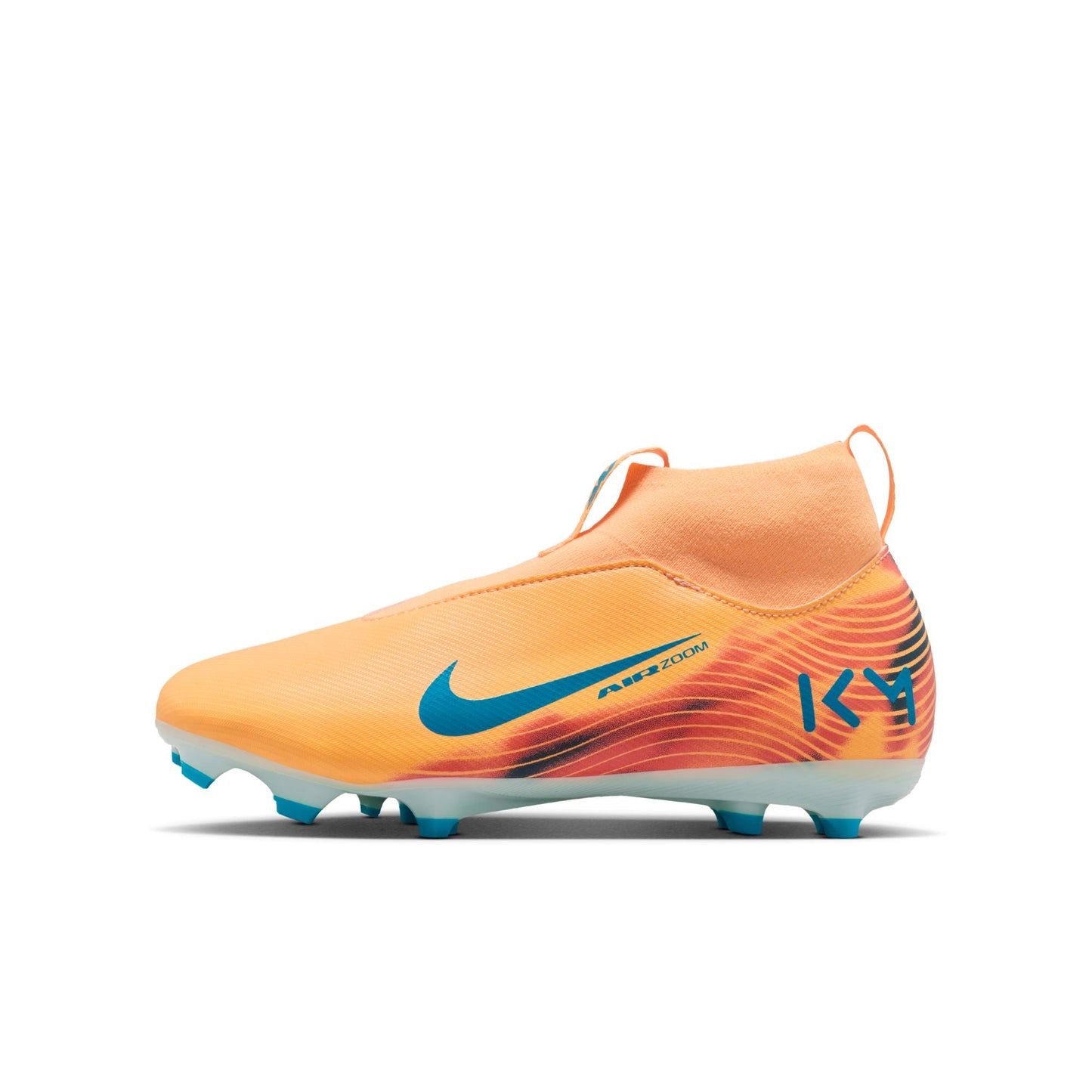 Nike Youth Mercurial Superfly 10 Academy Mbappe FG - Melon/Turquoise Youth Footwear - Third Coast Soccer