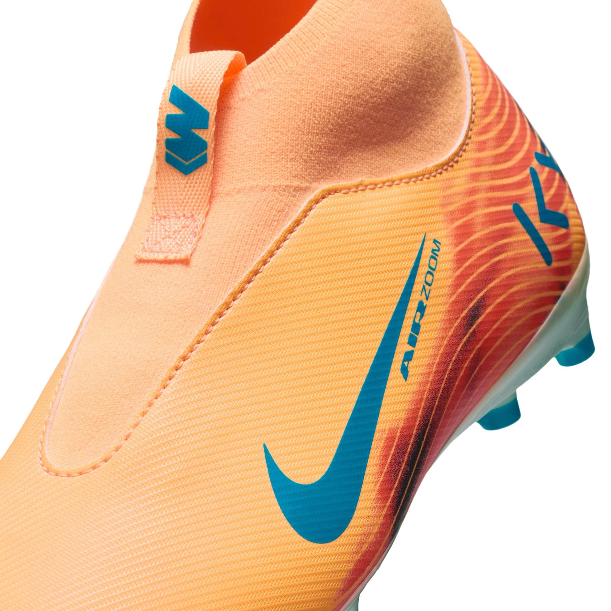 Nike Youth Mercurial Superfly 10 Academy Mbappe FG - Melon/Turquoise Youth Footwear - Third Coast Soccer