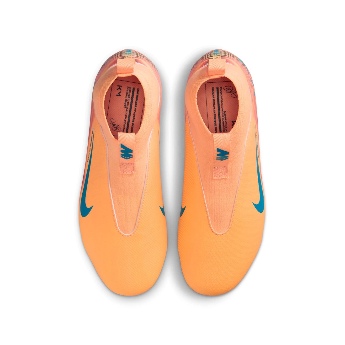 Nike Youth Mercurial Superfly 10 Academy Mbappe FG - Melon/Turquoise Youth Footwear - Third Coast Soccer