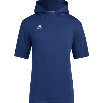 adidas Icon Short-Sleeve Hoodie Training Wear   - Third Coast Soccer