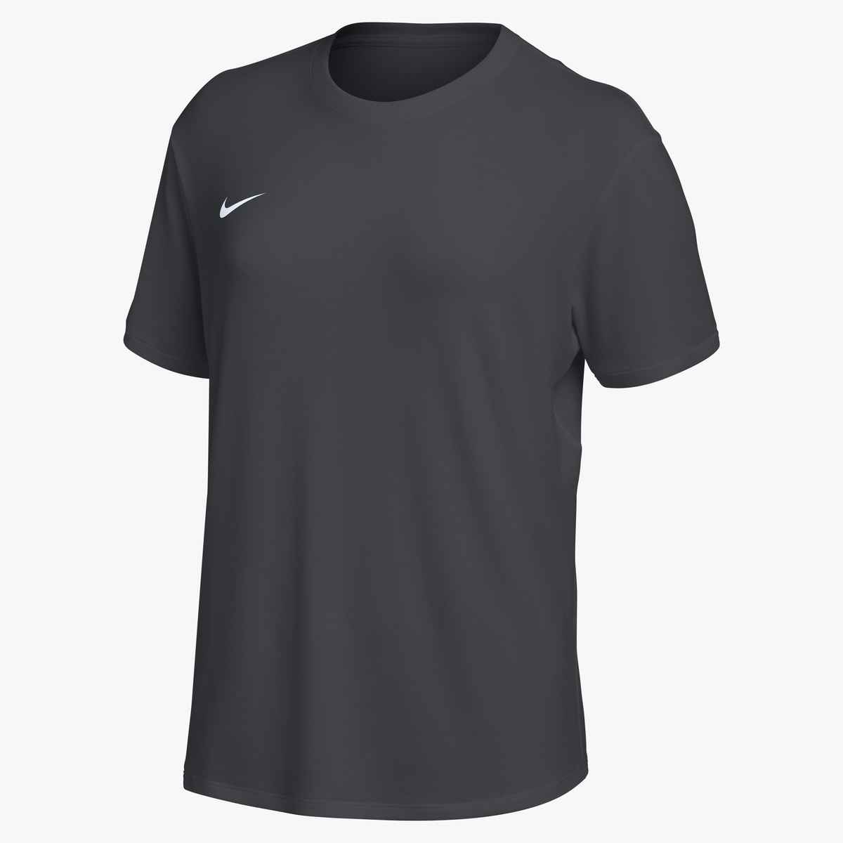 Nike Women's One Relaxed SS Top Training Wear Team Anthracite/White Womens XSmall - Third Coast Soccer