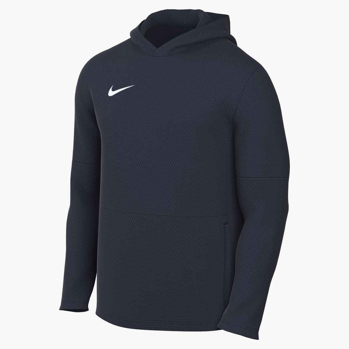 Nike Men's Dri-FIT Lightweight Long-Sleeve Hoodie Training Wear College Navy/White Mens XSmall - Third Coast Soccer