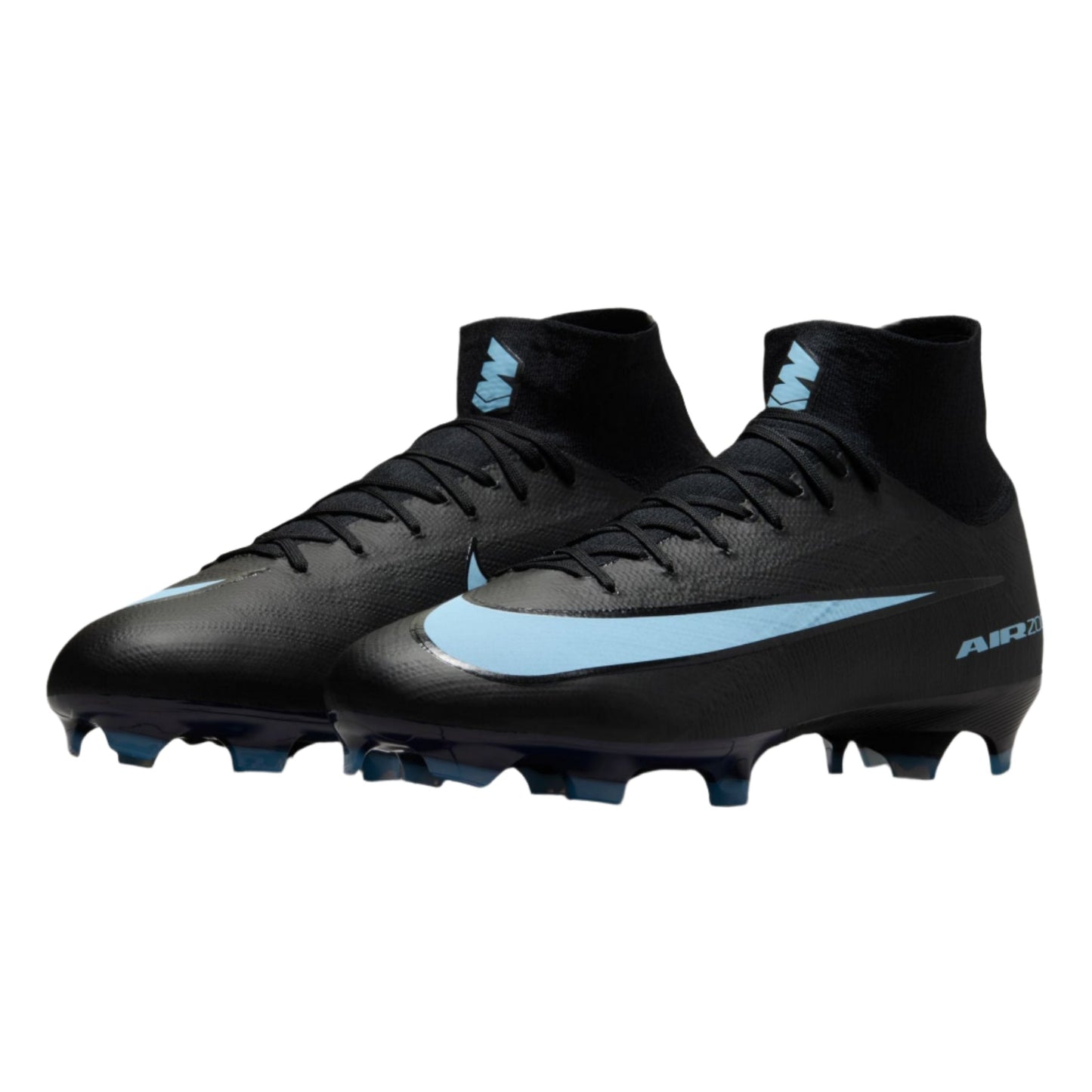 Nike Mercurial Superfly 10 Pro FG - Black/Ice Blue Men's Footwear Black/Ice Blue Mens 6.5 - Third Coast Soccer
