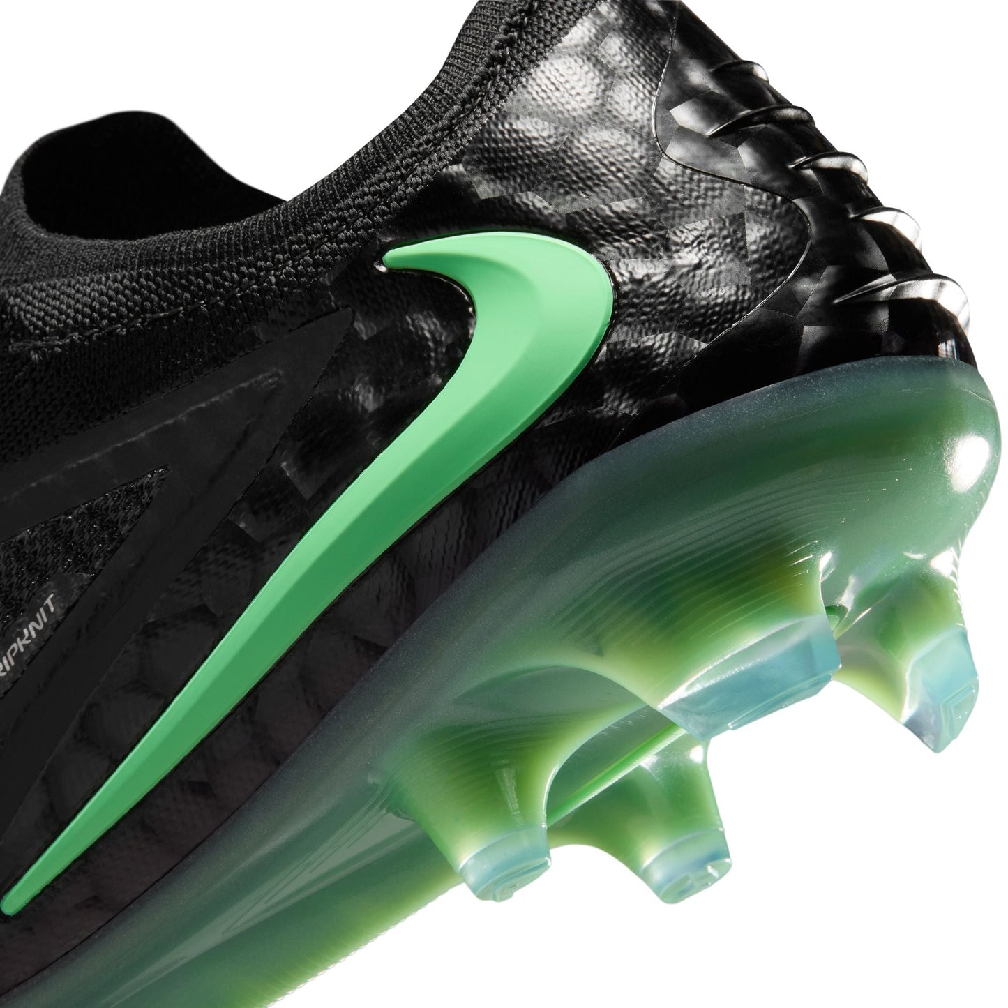 Nike Phantom 6 Low Elite FG - Black/Illusion Green Men's Footwear - Third Coast Soccer