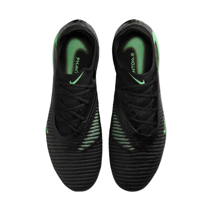 Nike Phantom 6 Low Elite FG - Black/Illusion Green Men's Footwear - Third Coast Soccer