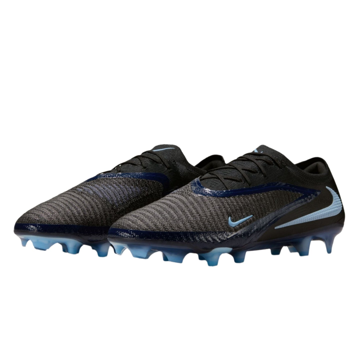 Nike Phantom 6 Low Elite FG - Black/Ice Blue Men's Footwear Black Mens 5.5 - Third Coast Soccer