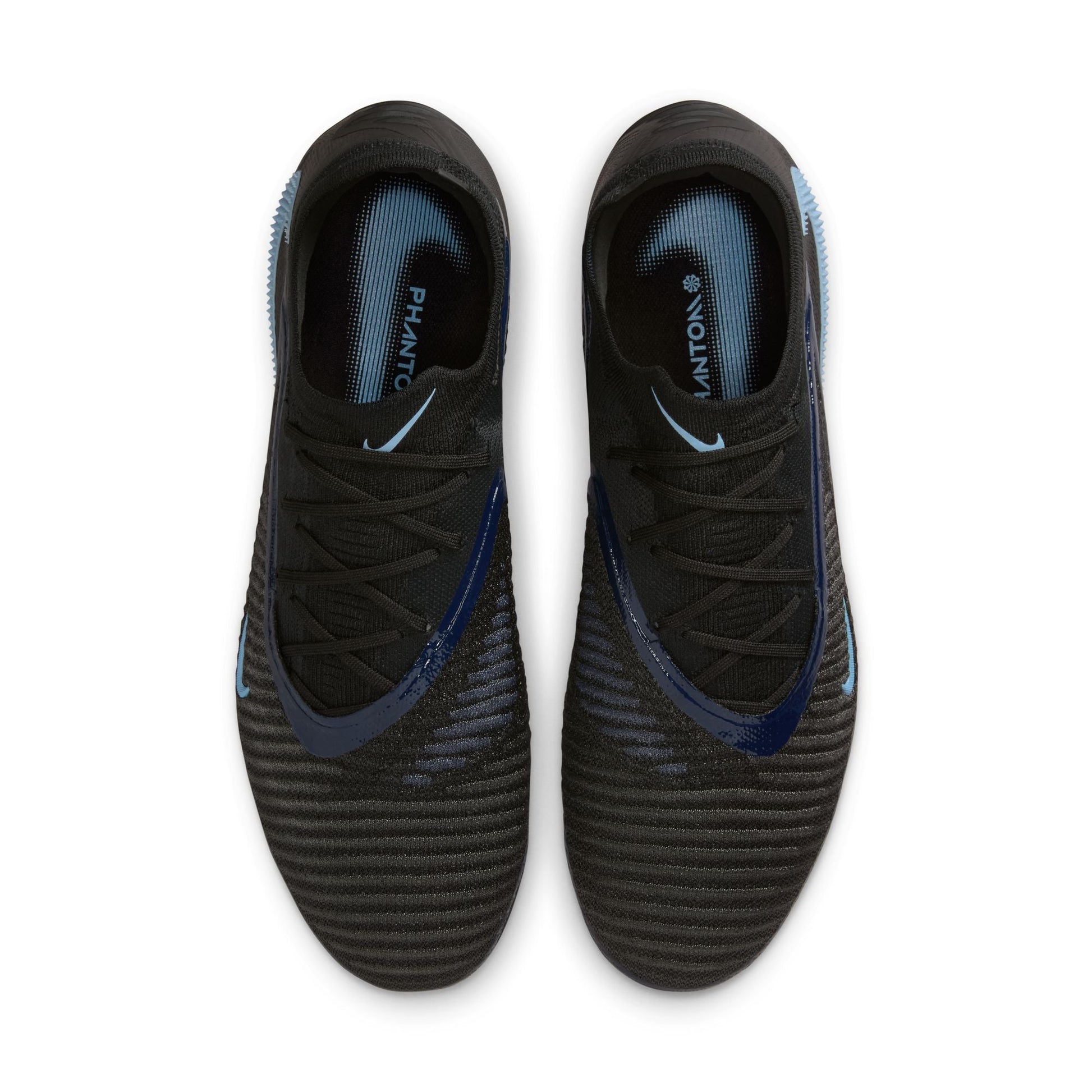 Nike Phantom 6 Low Elite FG - Black/Ice Blue Men's Footwear - Third Coast Soccer