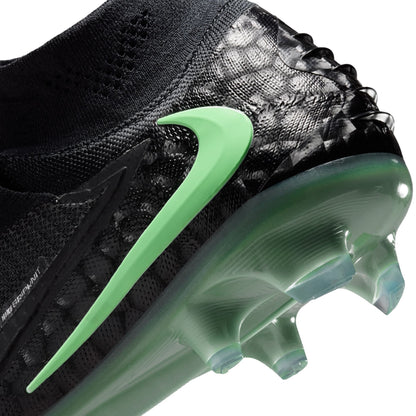 Nike Phantom 6 High Elite FG - Black/Illusion Green Men's Footwear - Third Coast Soccer