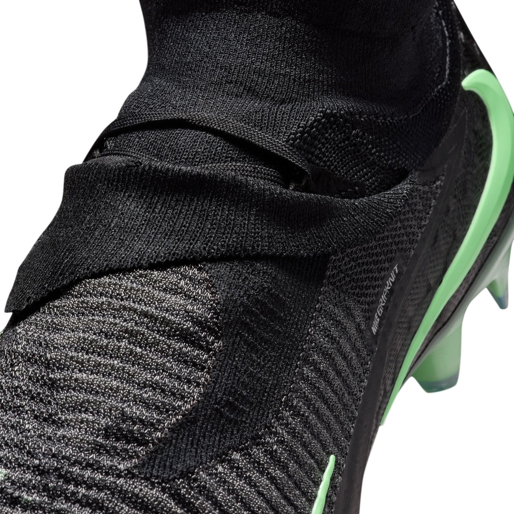 Nike Phantom 6 High Elite FG - Black/Illusion Green Men's Footwear - Third Coast Soccer