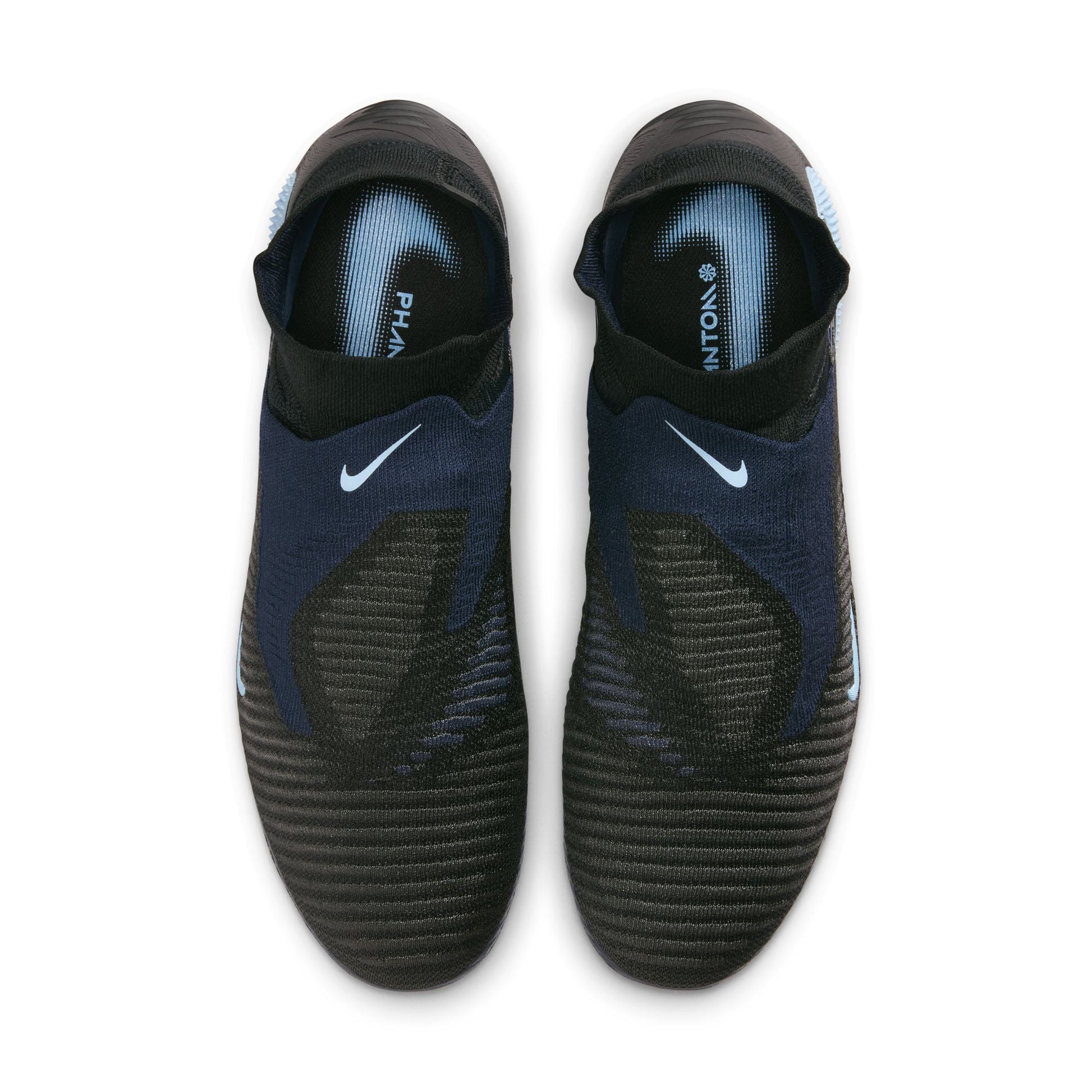 Nike Phantom 6 High Elite FG - Black/Ice Blue Men's Footwear - Third Coast Soccer