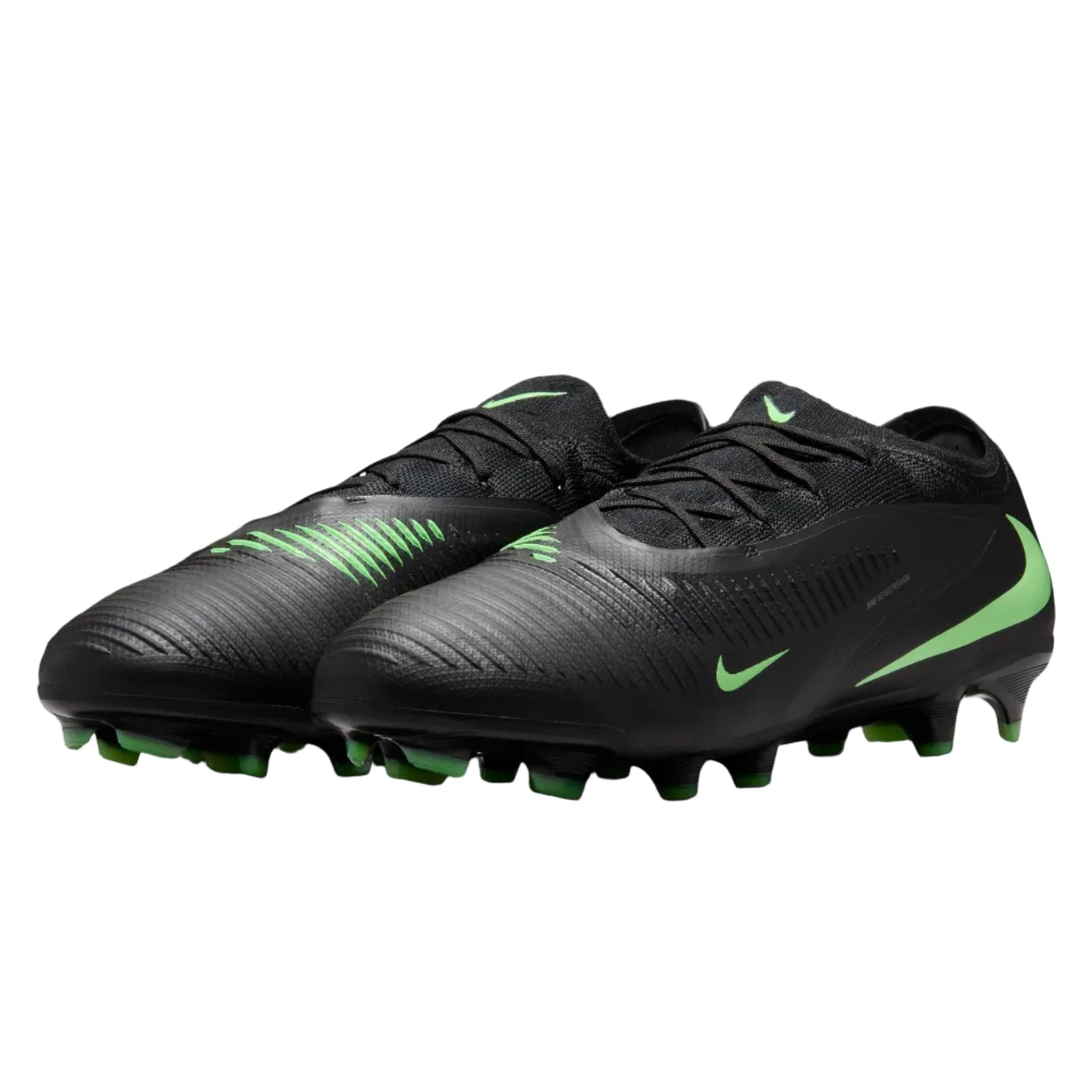 Nike Phantom 6 Low Pro FG - Black/Illusion Green Men's Footwear Black/Illusion Green Mens 6.5 - Third Coast Soccer