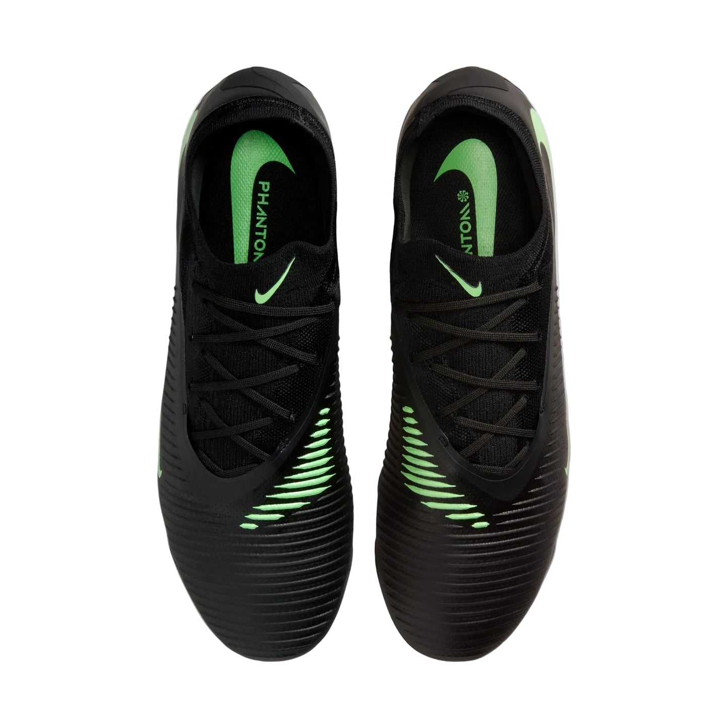 Nike Phantom 6 Low Pro FG - Black/Illusion Green Men's Footwear - Third Coast Soccer