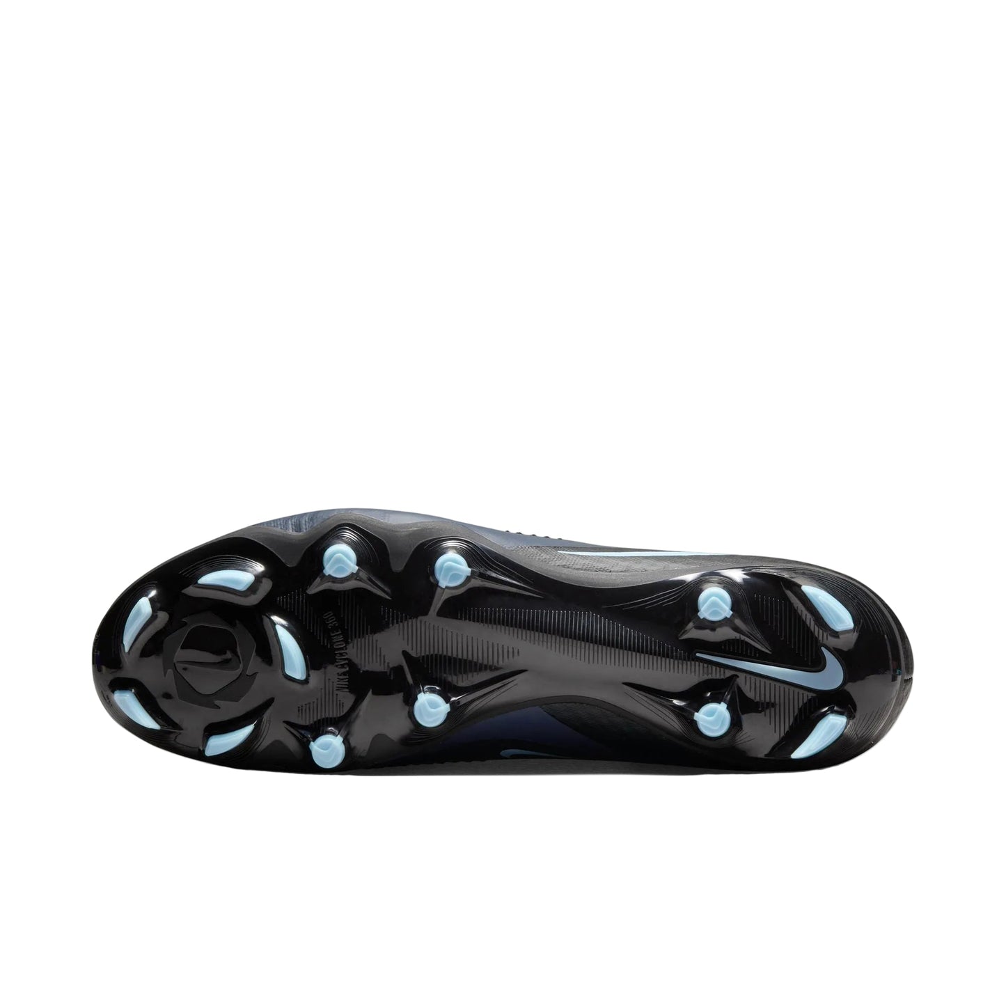 Nike Phantom 6 Low Academy FG/MG - Black/Ice Blue Men's Footwear - Third Coast Soccer