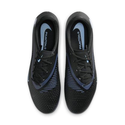 Nike Phantom 6 Low Academy FG/MG - Black/Ice Blue Men's Footwear - Third Coast Soccer