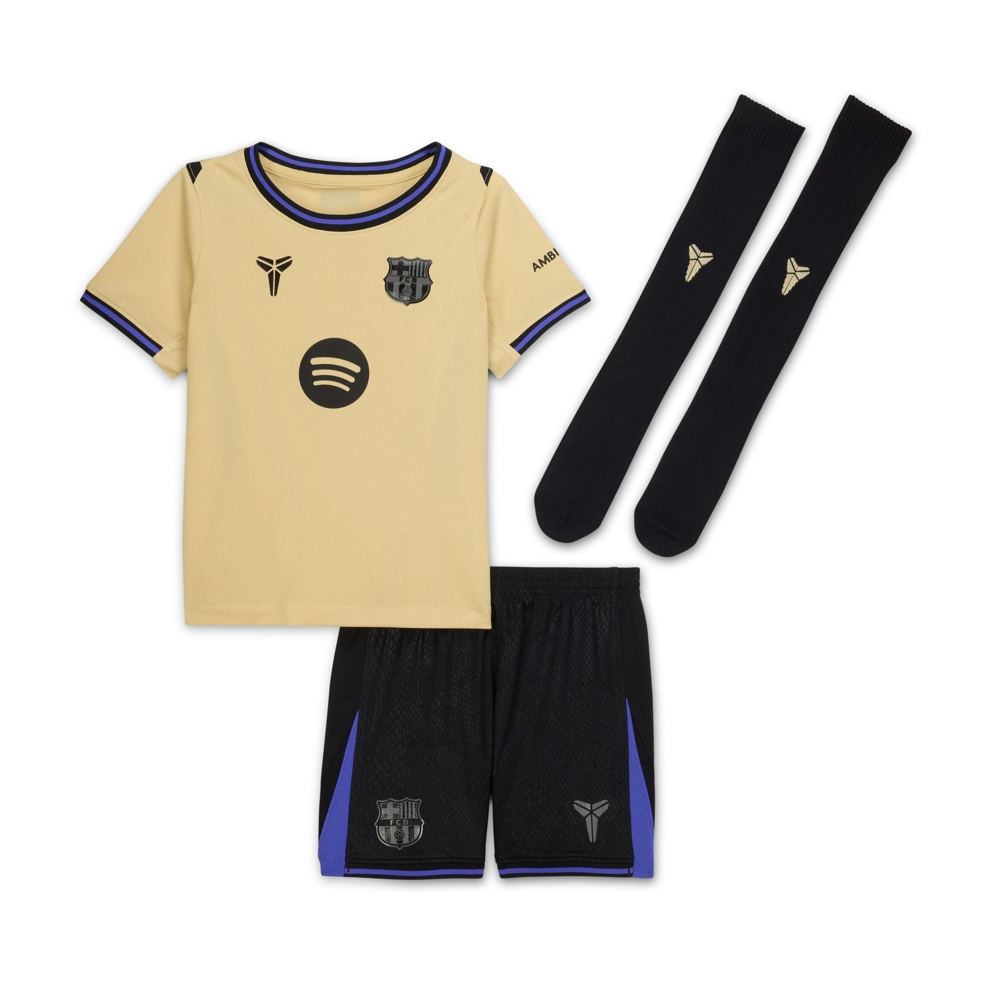 Nike Youth FC Barcelona Away Kit 25/26 Club Replica Closeout - Third Coast Soccer
