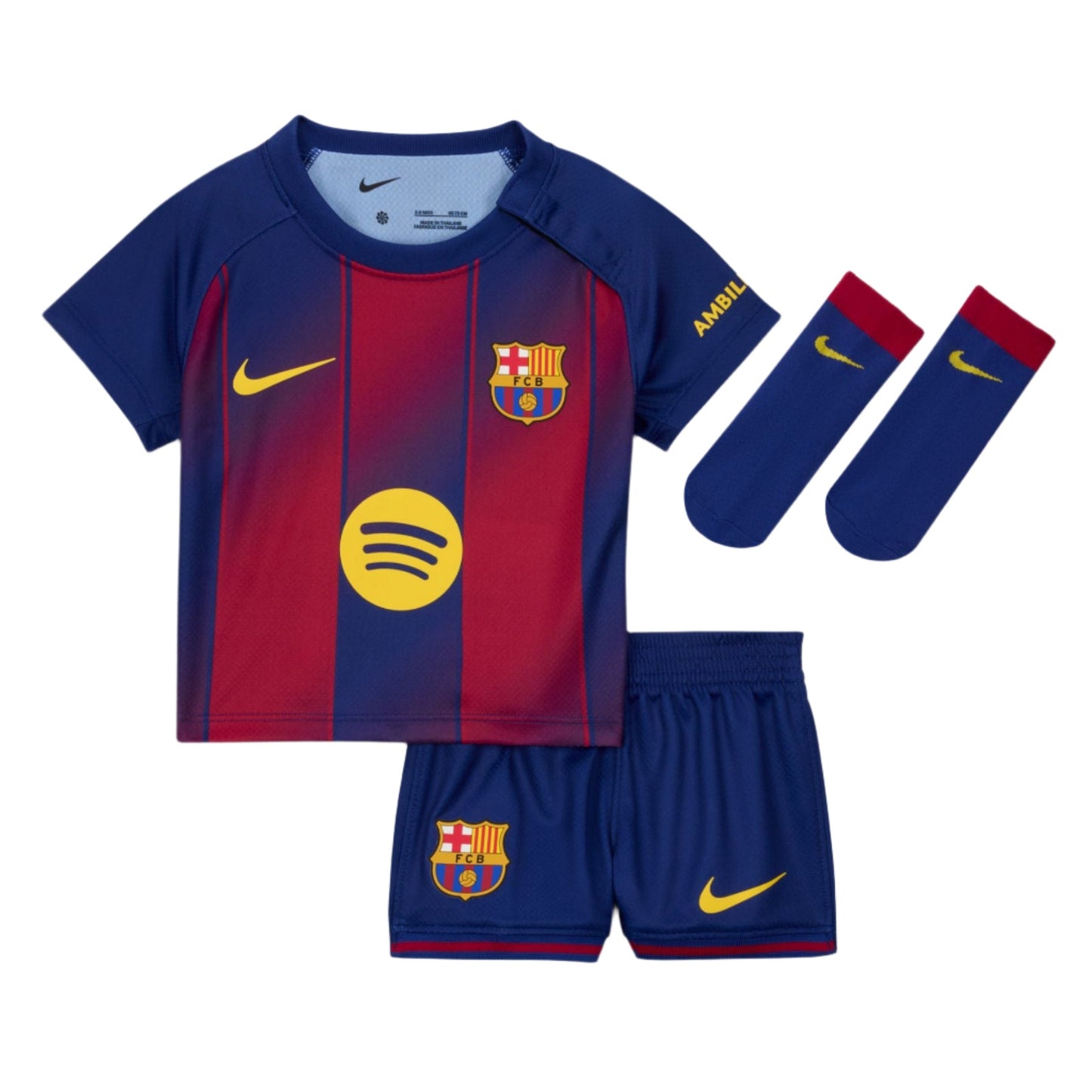 Nike Toddler FC Barcelona Home 3-Piece Kit 25/26 Club Replica Closeout - Third Coast Soccer