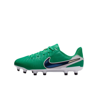 Nike Youth Legend 10 Academy FG/MG - Green/Obsidian Youth Footwear - Third Coast Soccer