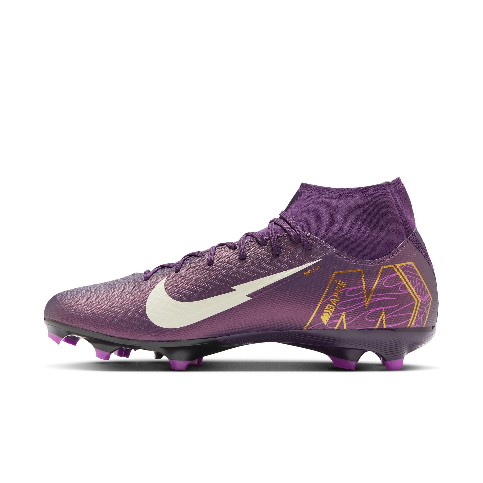 Nike Mercurial Superfly 10 Academy Kylian Mbappe FG/MG - Grand Purple/Pale Ivory Men's Footwear Closeout - Third Coast Soccer