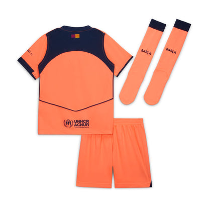 Nike FC Barcelona Youth Third Kit 25/26 Club Replica Closeout - Third Coast Soccer
