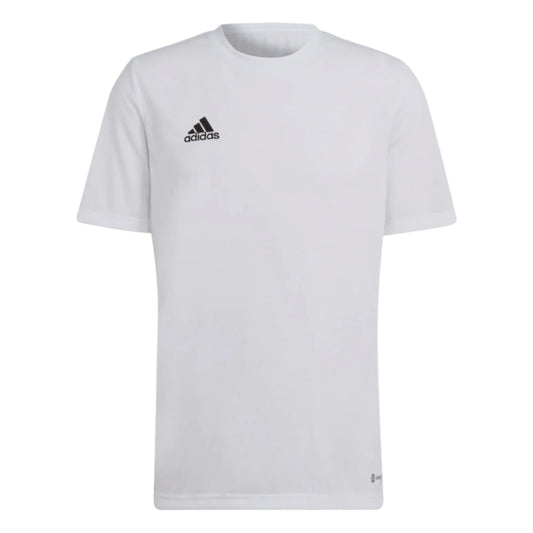 adidas Entrada 22 Poly Tee - White Training Wear - Third Coast Soccer