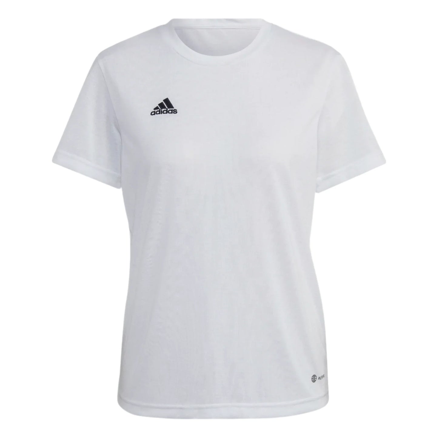 adidas Women's Entrada 22 Poly Tee - White T-Shirts   - Third Coast Soccer