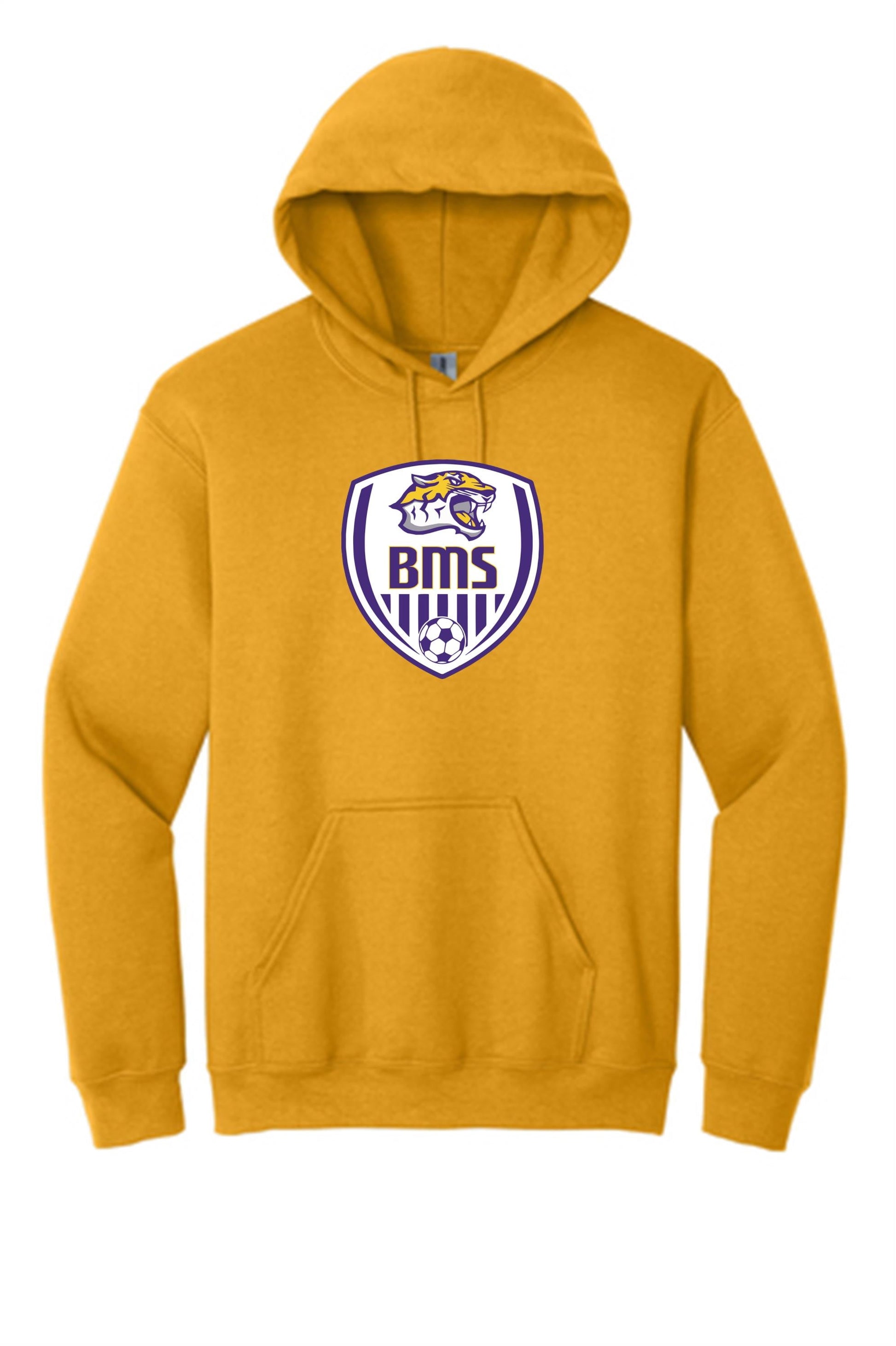 Benton Middle Soccer Hoody Benton Middle School Gold Youth Small - Third Coast Soccer