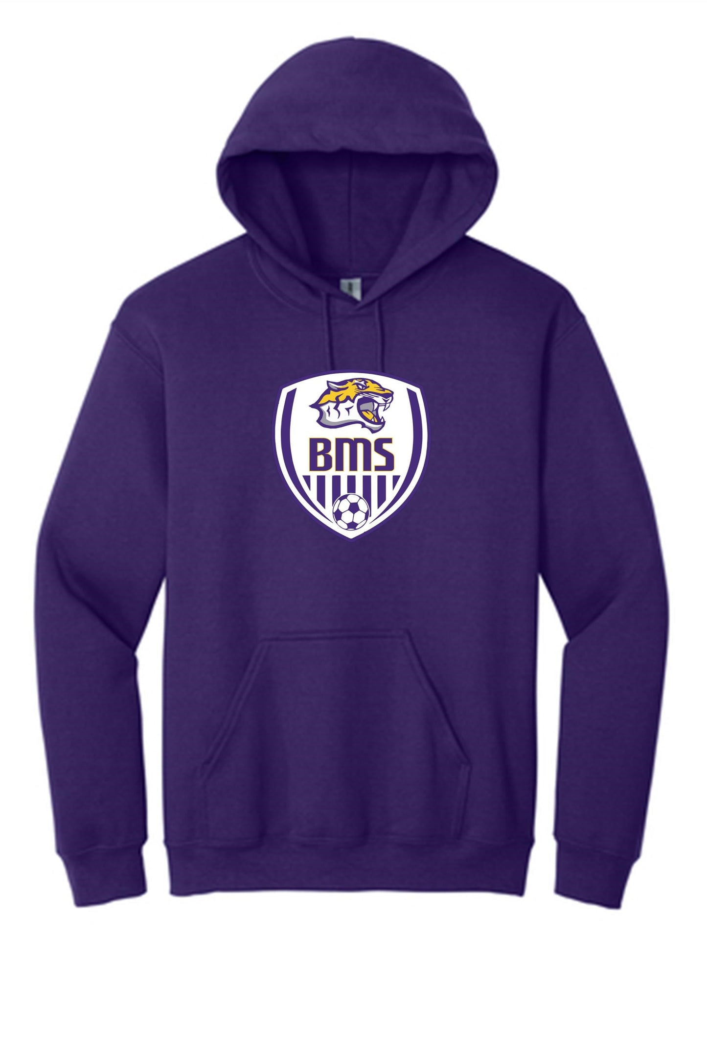 Benton Middle Soccer Hoody Benton Middle School Purple Youth Small - Third Coast Soccer