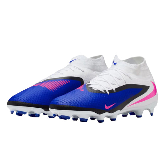 Nike Phantom 6 High Academy MG/FG - Blue/Pink/White Men's Footwear - Third Coast Soccer