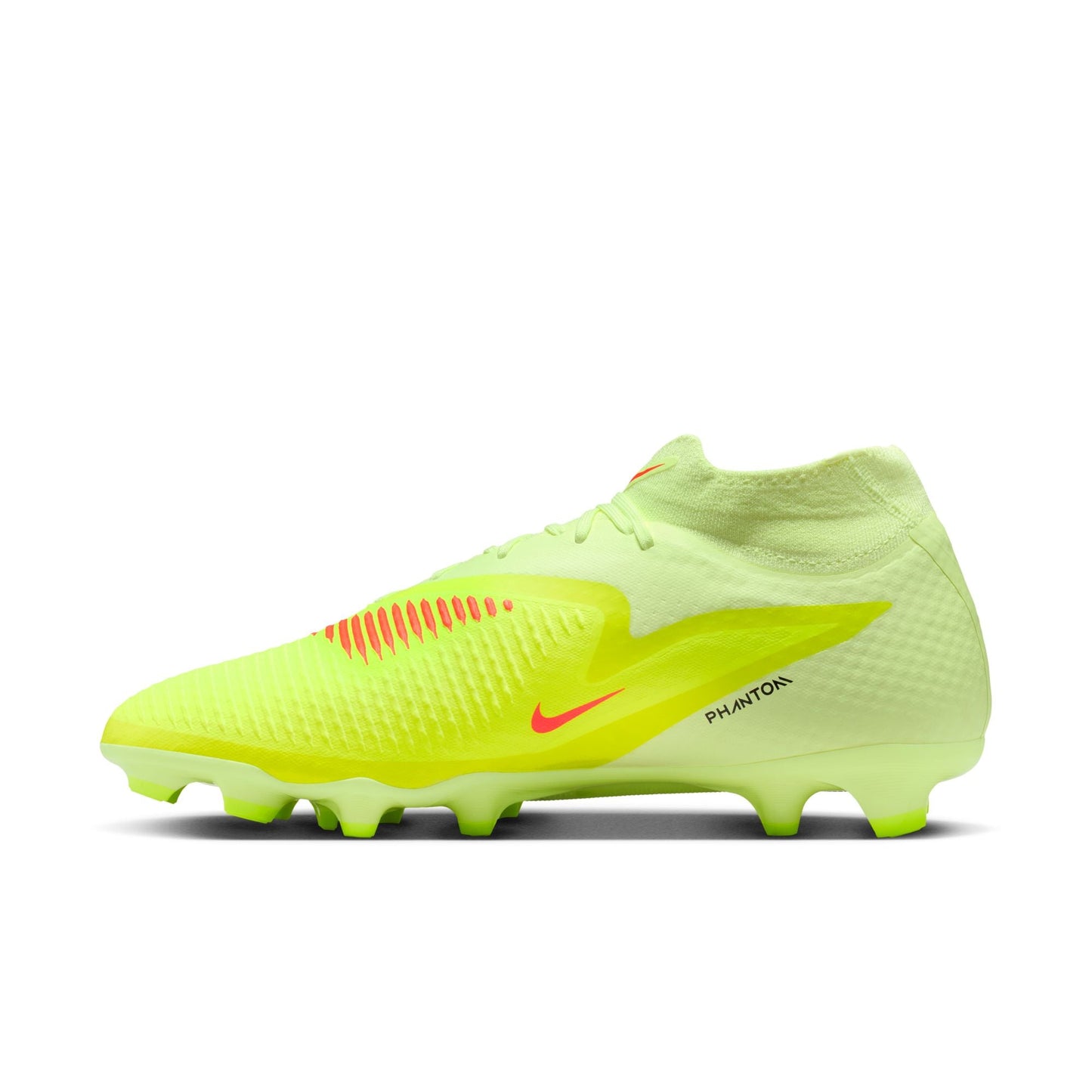 Nike Phantom 6 High Academy MG/FG - Crimson/Black/Limelight Men's Footwear - Third Coast Soccer