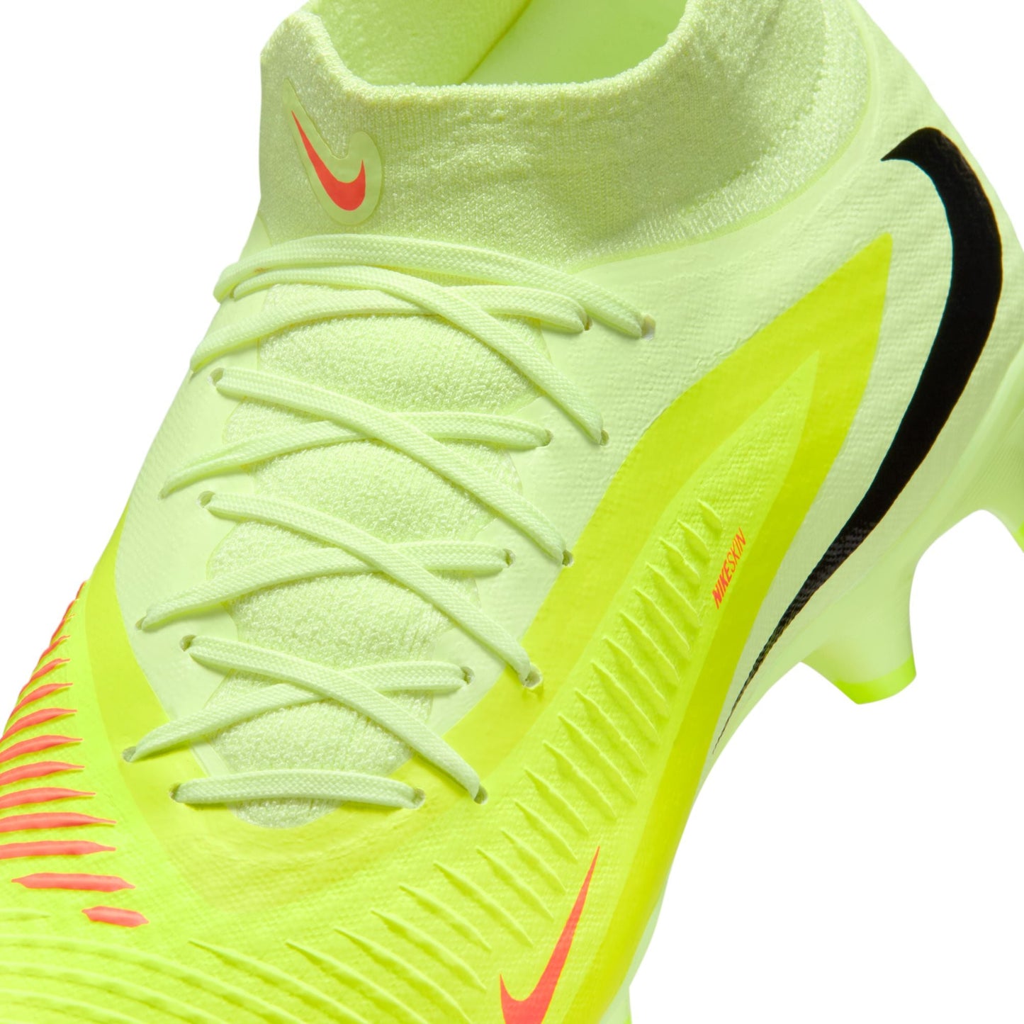 Nike Phantom 6 High Academy MG/FG - Crimson/Black/Limelight Men's Footwear - Third Coast Soccer