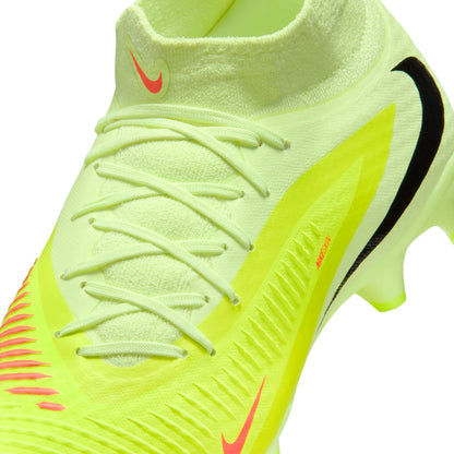 Nike Phantom 6 High Academy MG/FG - Crimson/Black/Limelight Men's Footwear - Third Coast Soccer