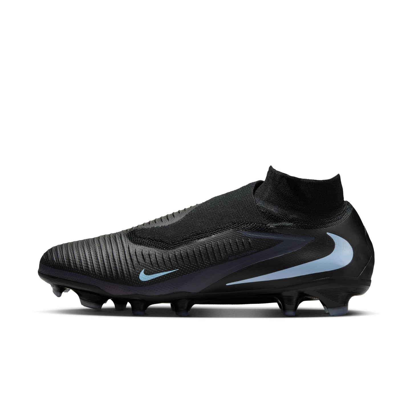 Nike Phantom 6 High Pro FG - Black/Ice Blue Men's Footwear - Third Coast Soccer