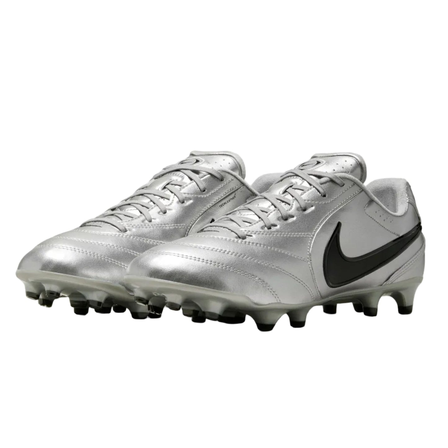 Nike Tiempo Ligera Pro FG - Metallic Silver/Black Men's Footwear Metallic Silver/Black Mens 6.5 - Third Coast Soccer
