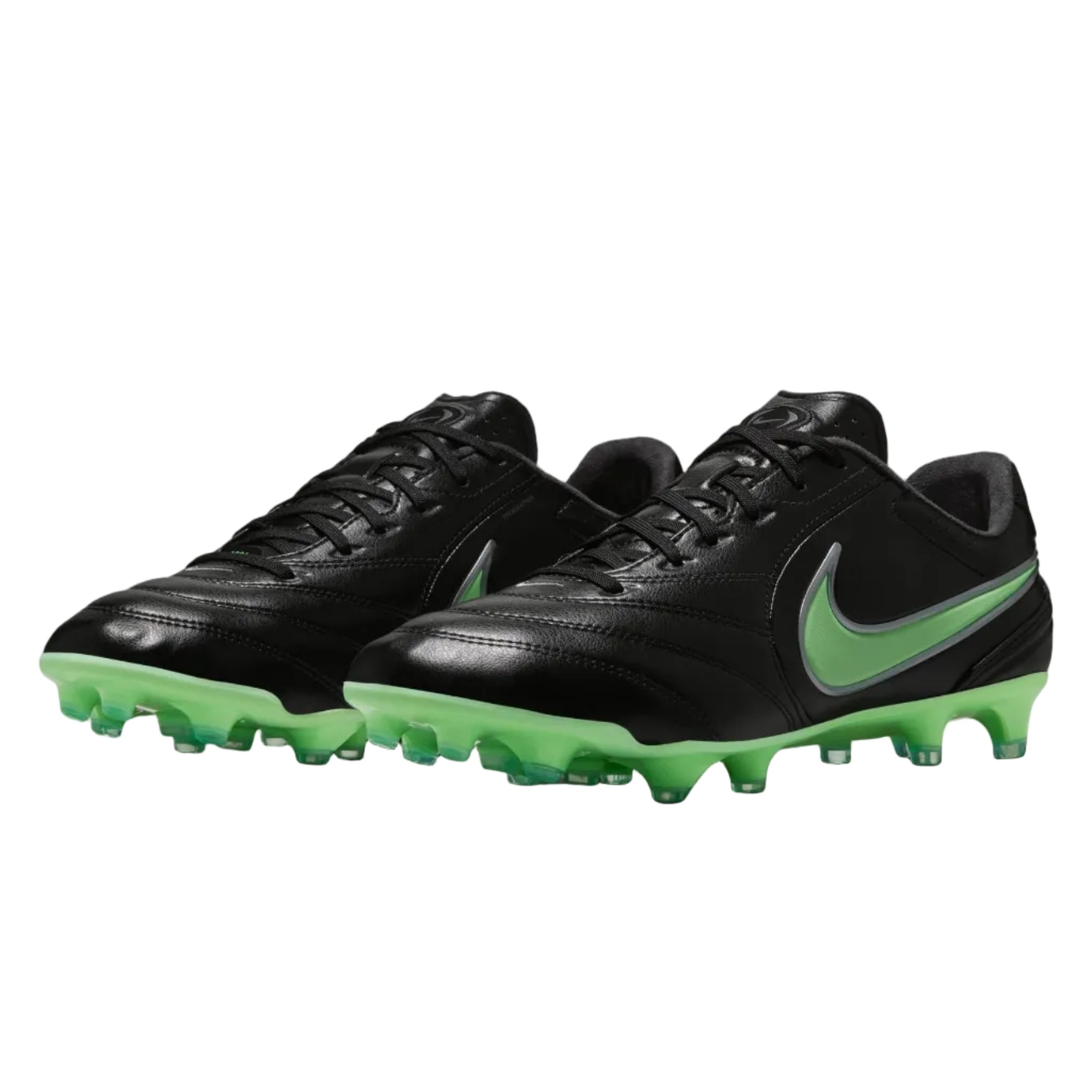 Nike Tiempo Ligera Pro FG - Black/Illusion Green Men's Footwear - Third Coast Soccer