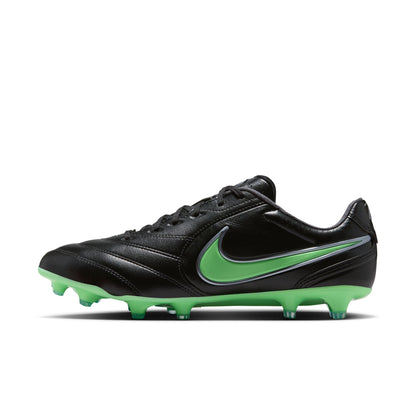 Nike Tiempo Ligera Pro FG - Black/Illusion Green Men's Footwear - Third Coast Soccer