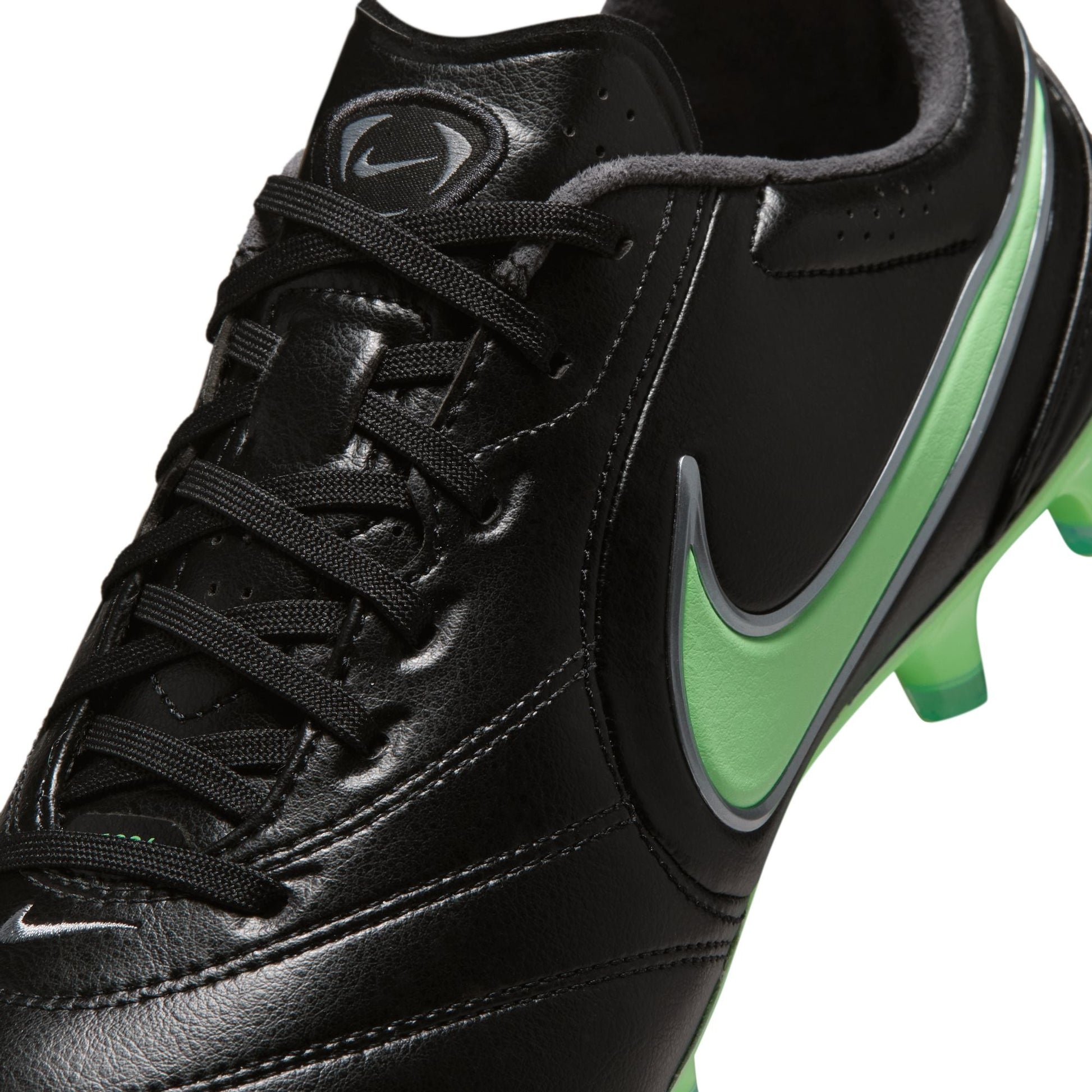 Nike Tiempo Ligera Pro FG - Black/Illusion Green Men's Footwear - Third Coast Soccer