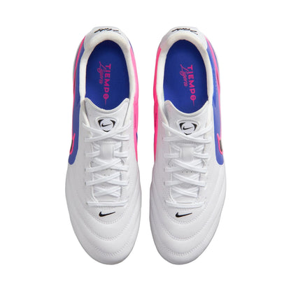 Nike Tiempo Ligera Pro FG - White/Blue/Pink Men's Footwear - Third Coast Soccer